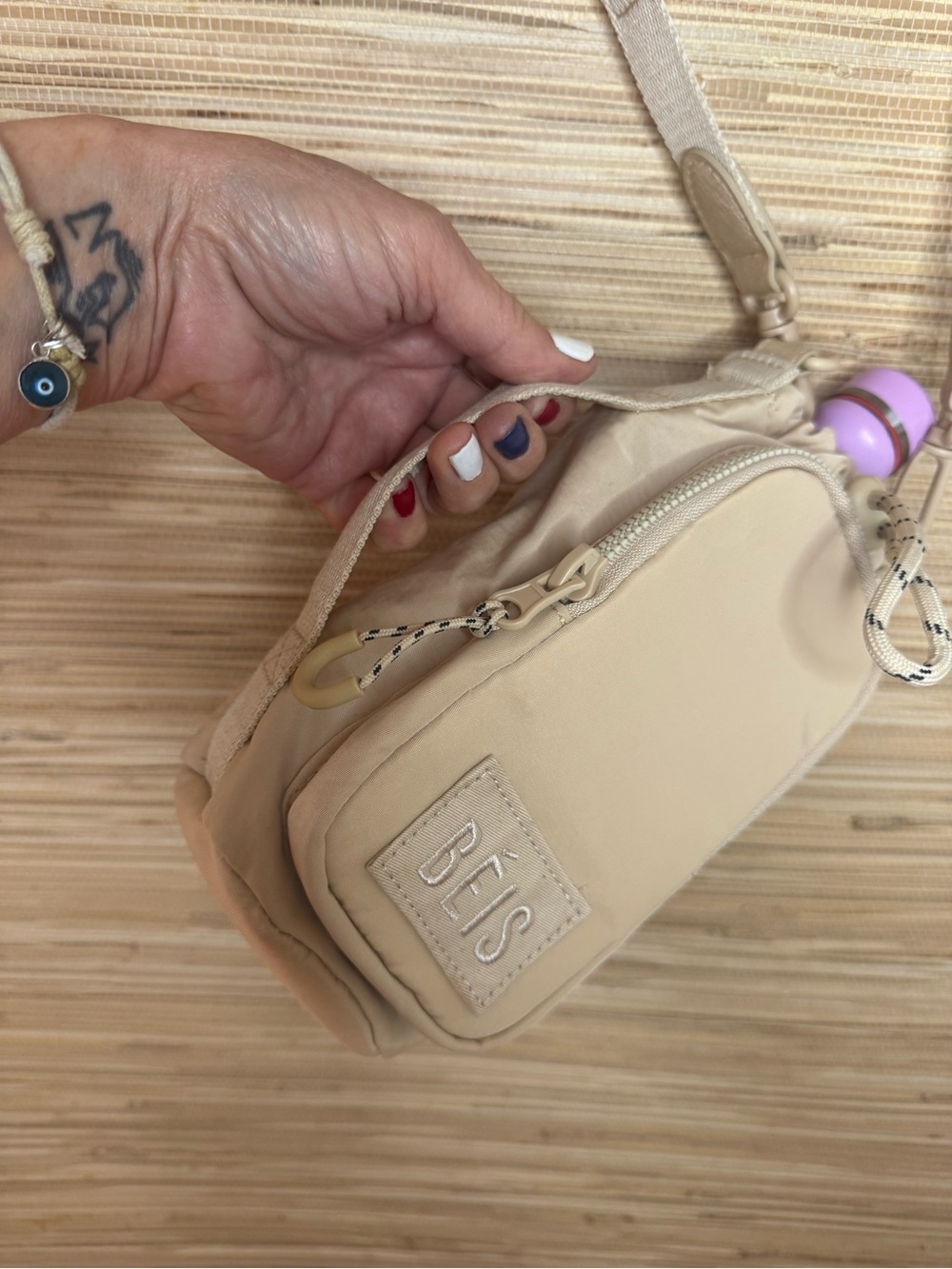 BEIS Water Bottle Sling Beige - Picture 10 of 16